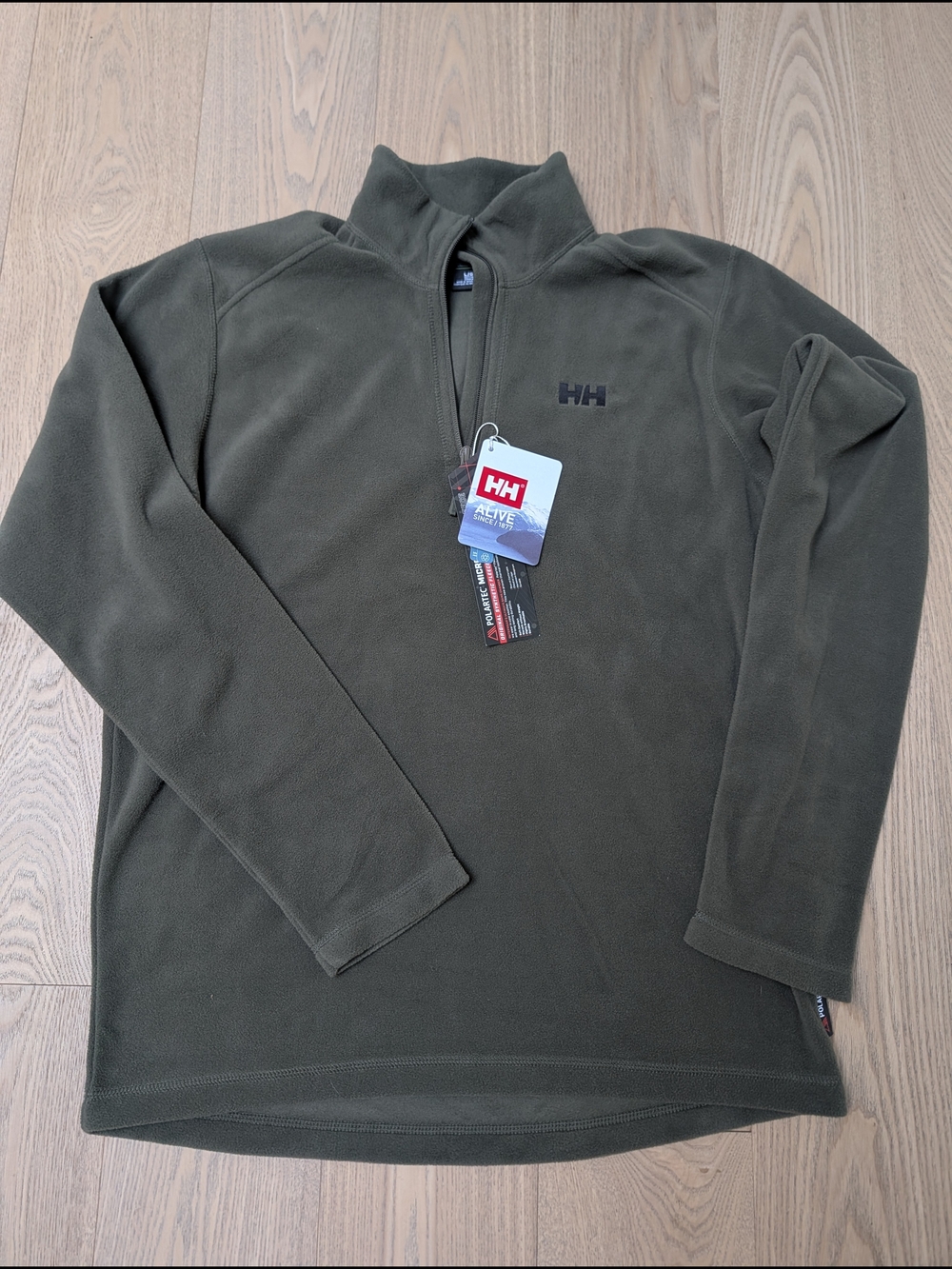 Helly Hansen Olive Green Fleece Pullover - NWT